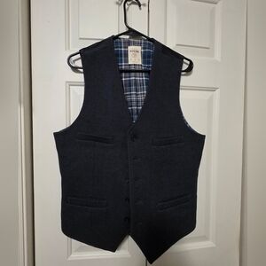 Fossil Authentic Wool Blended Mens Vest 54 Size Med.